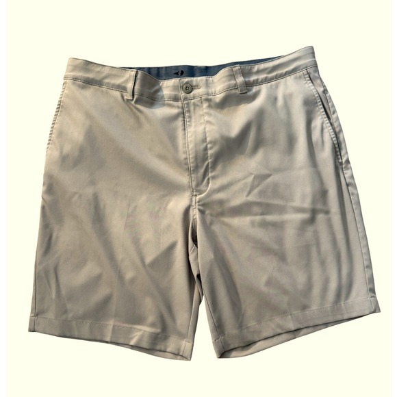 Grand Slam Other - Grand Slam Golf Shorts Mens 38 Tan Flat Front Performance Moisture Wicking 9"